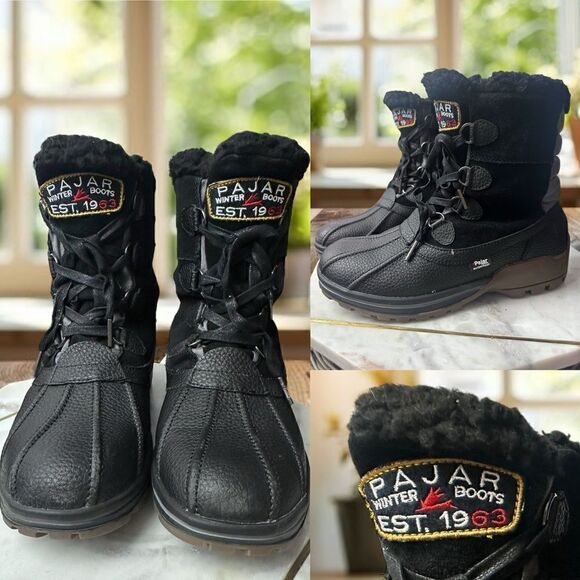 Pajar Other - PAJAR Canada Winter Snow Insulated Waterproof Boots Size 8 to 8.5 EU 41